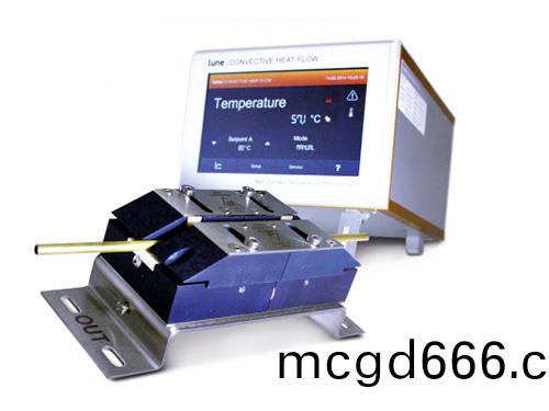 Contact-free temperature measurement without optics