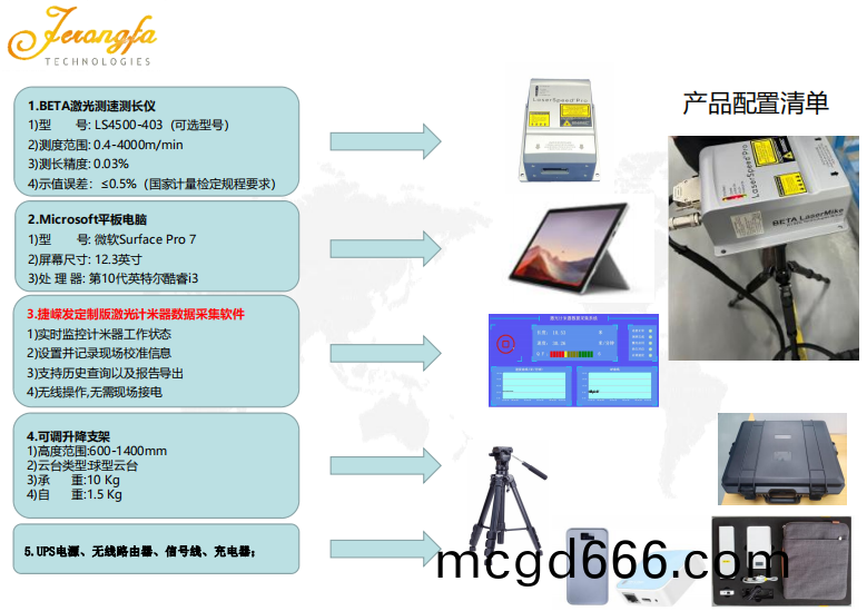 便攜式計米校(xiao)準係統(tong)
